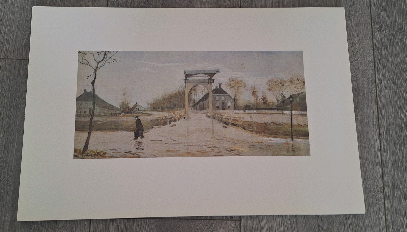 Poster met afbeelding van schilderij Vincent van Gogh, Ophalen, A1 t/m A3