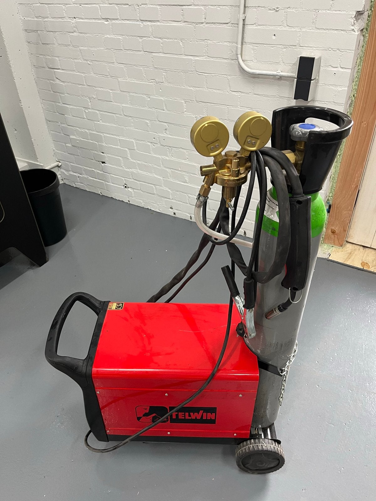 Lasapparaat Telwin Bimax 162 Turbo met laskap, Doe-het-zelf en Verbouw, Ophalen, Gebruikt, Minder dan 150 ampère, Co2