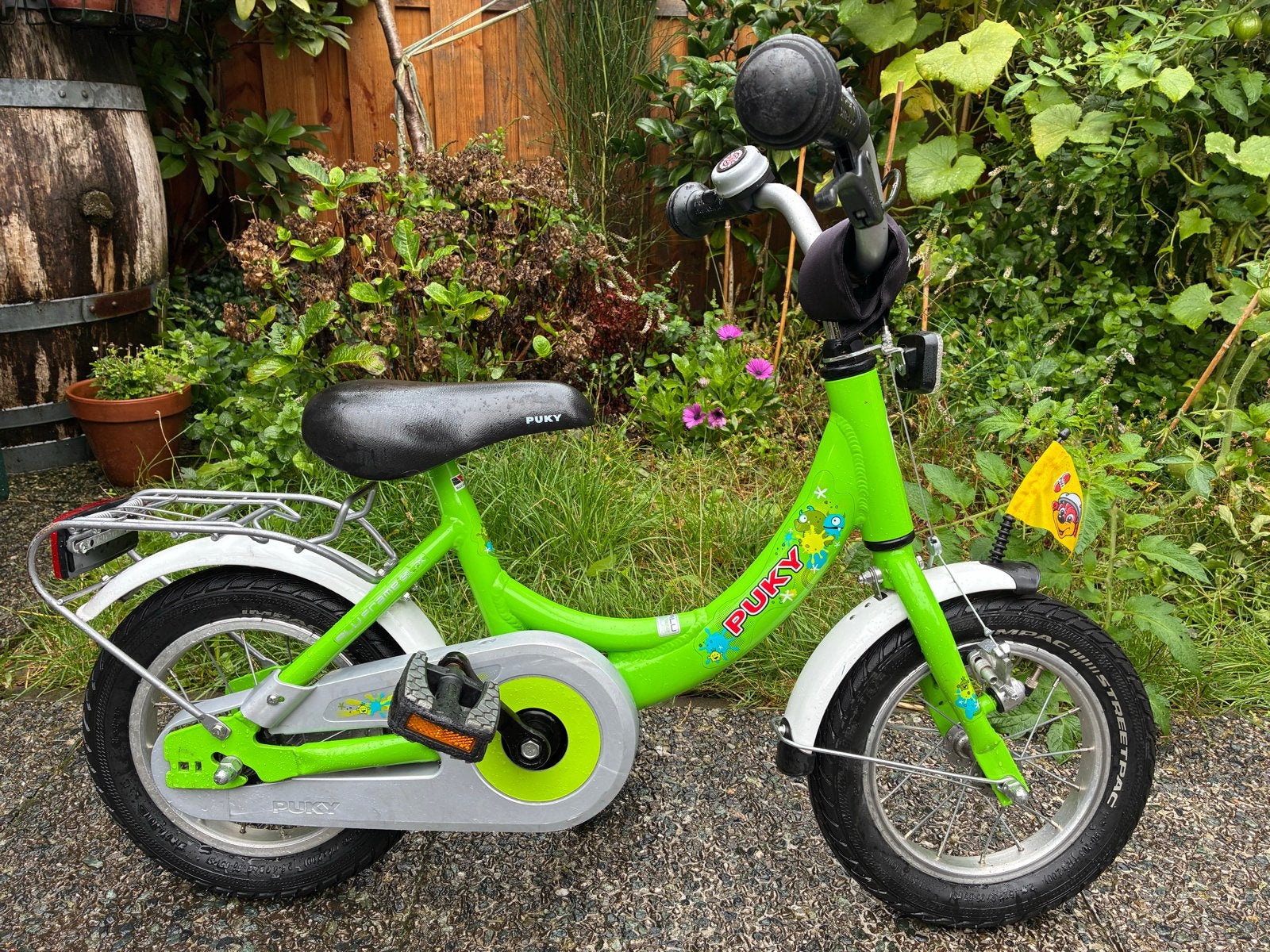 Puky aluminium 12 inc kinderfiets, Ophalen, Terugtraprem, Zijwieltjes, Minder dan 16 inch