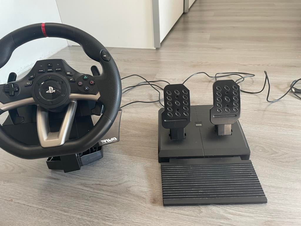PlayStation 3 en 4 stuur met pedalen, Ophalen, Zo goed als nieuw, Zonder controller, Original