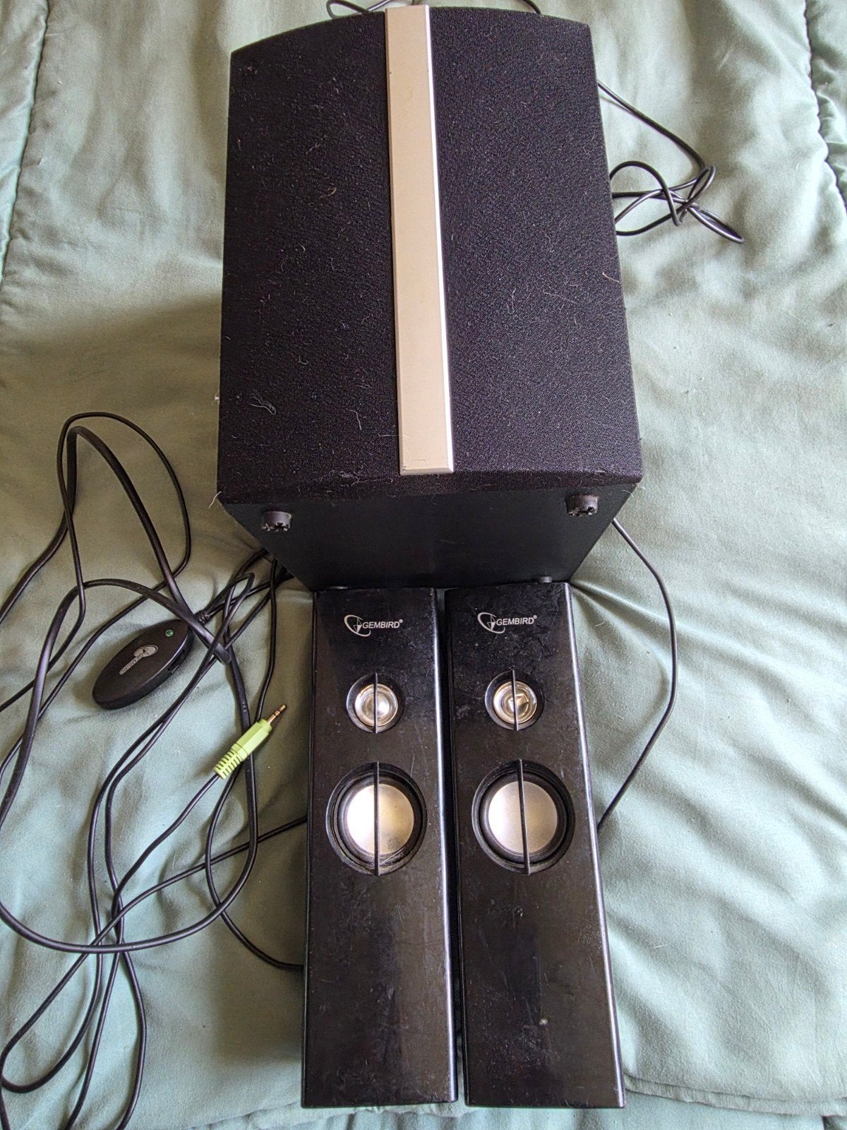 Computer speaker system( geen wifi geen bluetooth, Computers en Software, Pc speakers, Ophalen of Verzenden, Gebruikt, Gembirt