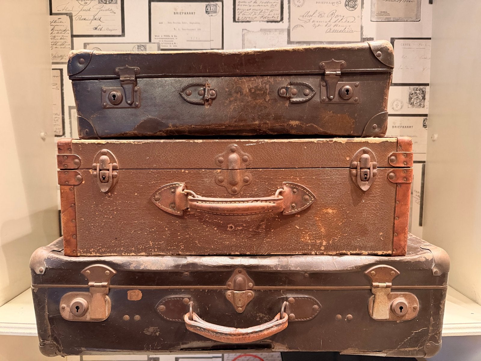 Set van 3 vintage koffers - Decoratief en uniek, Ophalen