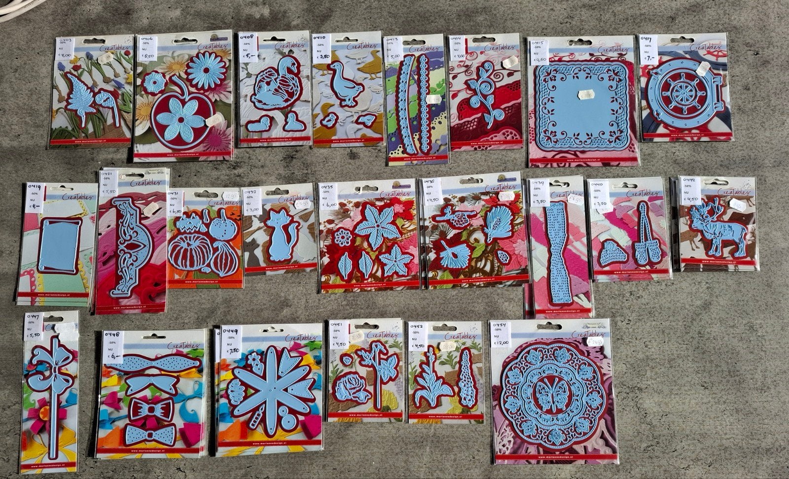 MARIANNE mallen CREATABLE 400/1 SERIE. NIEUW. NU HALVE PRIJS, Ophalen of Verzenden, Nieuw, Overige thema's, Pons of Mal