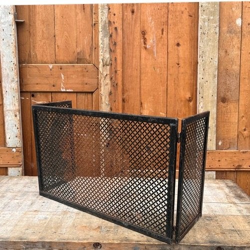 Haard scherm vonkenvanger metaal 64,5 cm breed, Ophalen of Verzenden, Gebruikt