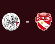 Ajax - FC Thun (2 kaarten, naast elkaar), Losse kaart, Twee personen, November