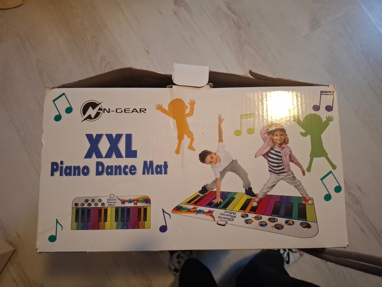 N-GEAR XXL Piano Dance Mat - Muzikaal Speelplezier!, Ophalen, Nieuw, Overige typen, Met geluid