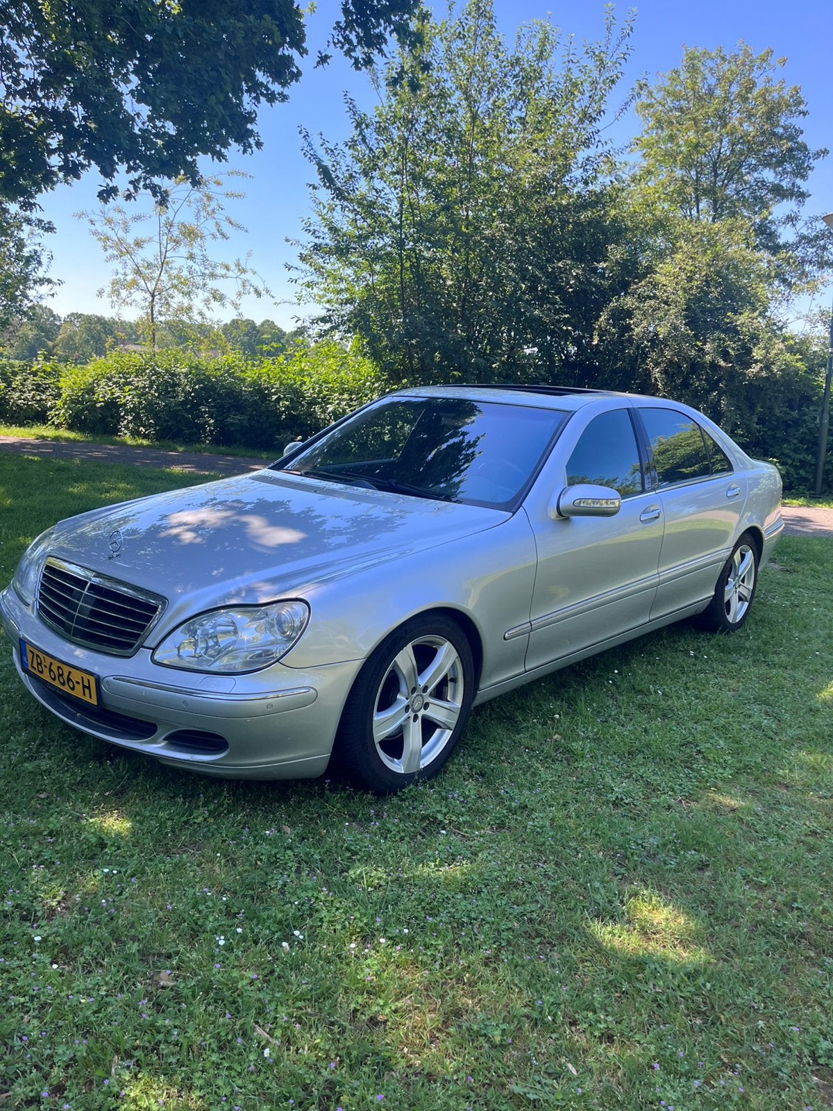 Mercedes S klasse 430 lpg FULL OPTION, Auto's, Mercedes-Benz, Automaat, Stoelverwarming, Leder, Sedan