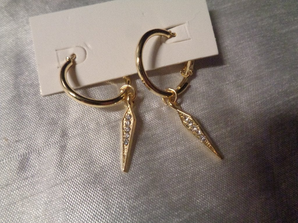 goudkl ringen  met strass hangers nr or 0131, Sieraden, Tassen en Uiterlijk, Oorbellen, Overige materialen, Hangers, Nieuw, Ophalen of Verzenden