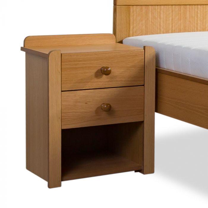 Comforta seniorenbed massief eiken in 3 kleuren, Huis en Inrichting, Slaapkamer | Bedden, Niet ingevuld, Niet ingevuld, Niet ingevuld