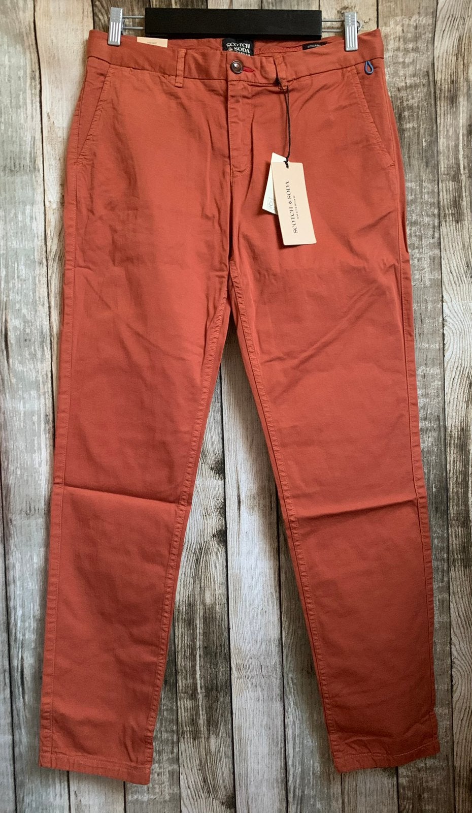 Scotch&Soda Stuart super mooie oranje chino (Maat W30/L32), Verzenden, Nieuw, Maat 46 (S) of kleiner, Oranje