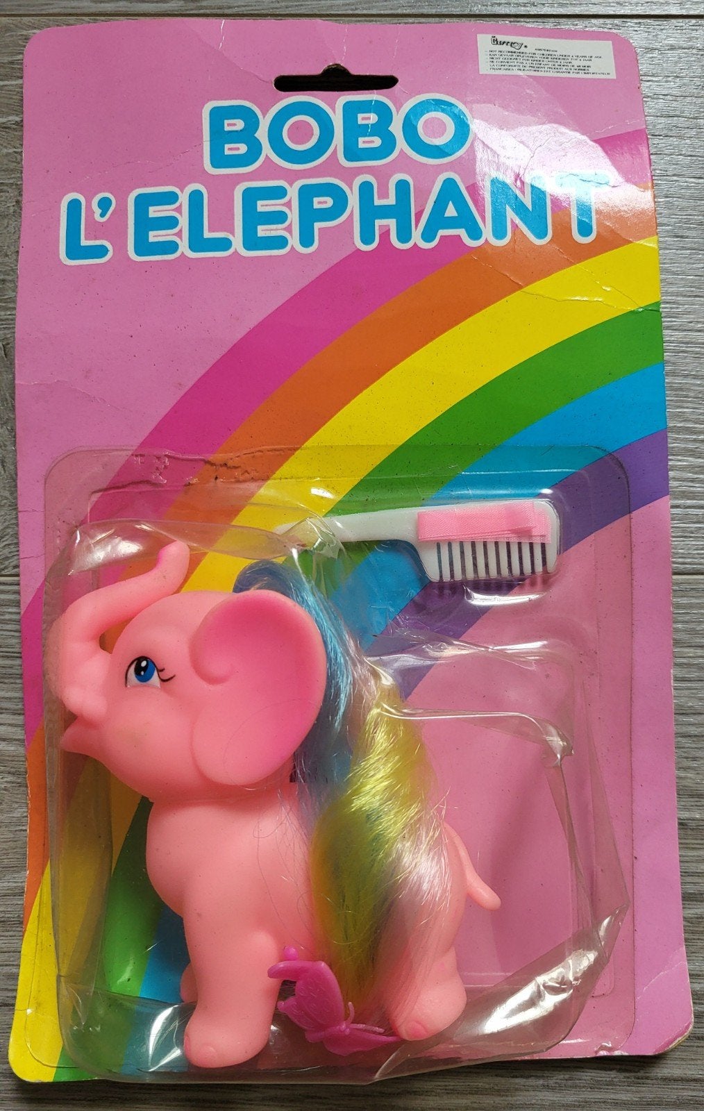 Zeldzame Vintage 1984 Olifant "Bobo L'Elephant, Ophalen of Verzenden, Nieuw