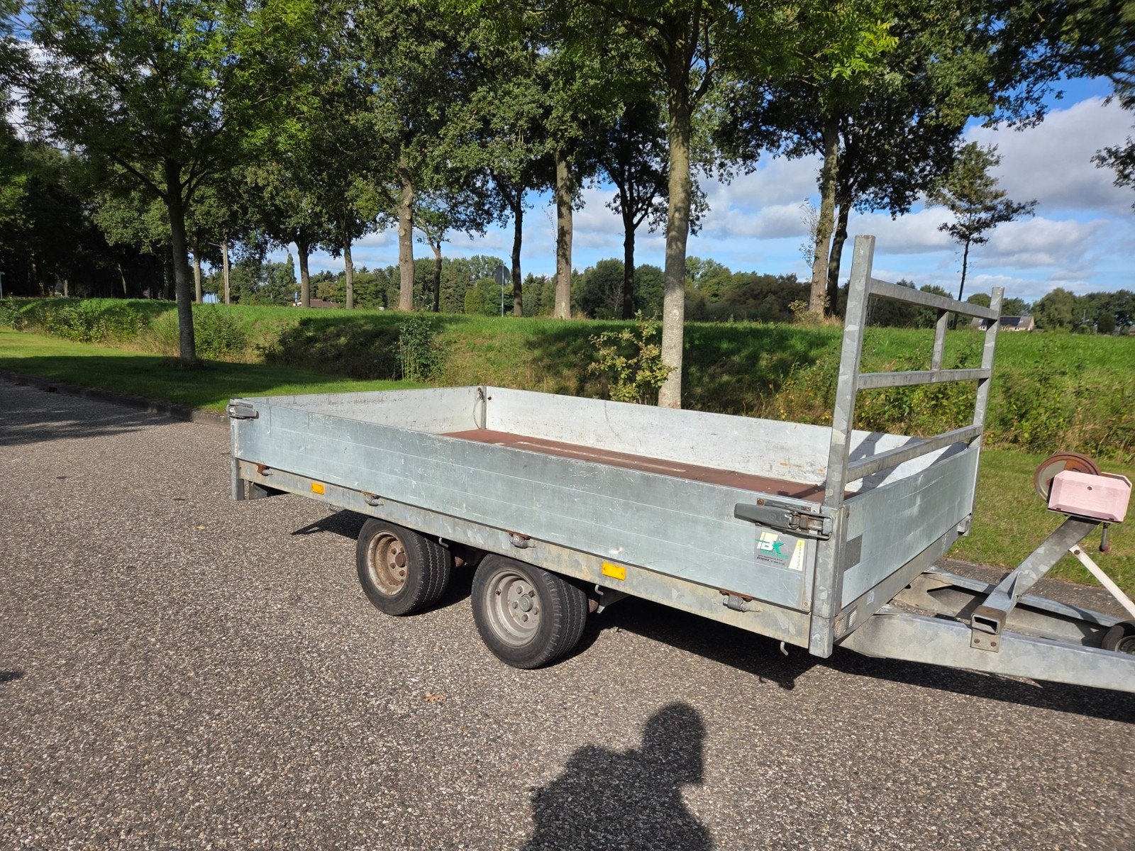 Hapert plateauwagen 320 x 185 2700 kg, Auto diversen, Ophalen of Verzenden, Gebruikt
