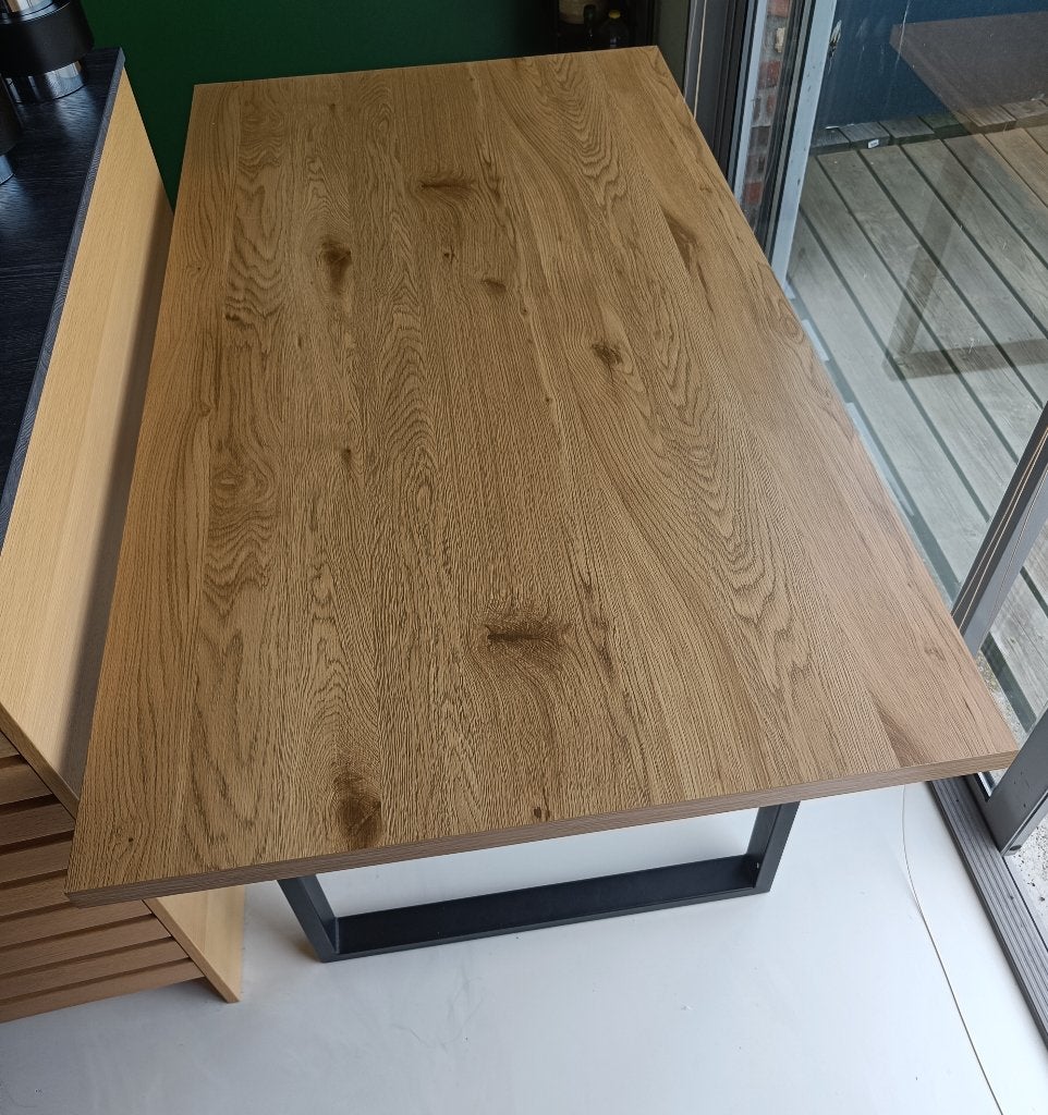 Eettafel 160x90, Huis en Inrichting, Tafels | Eettafels, Ophalen, Gebruikt, Overige materialen, 50 tot 100 cm