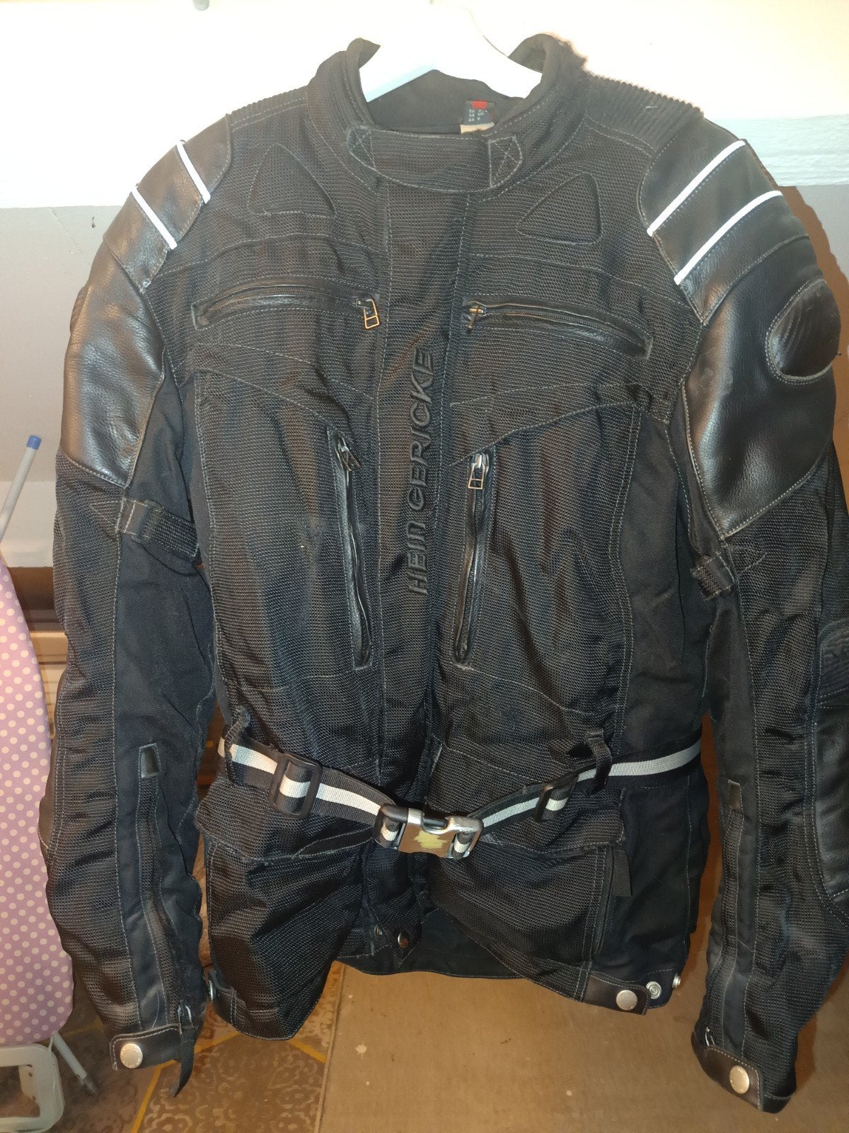 Hein Gericke Motorjas - Textiel en Leer, Maat 52, Motoren, Kleding | Motorkleding, Hein Gericke, Jas | textiel, Heren, Ophalen of Verzenden