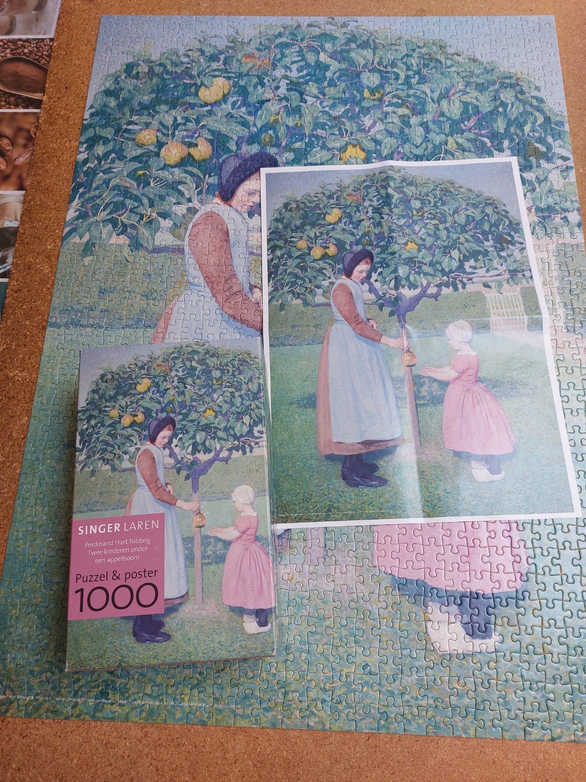 Singer Laren Puzzel & Poster 1000 stukjes, Hobby en Vrije tijd, Denksport en Puzzels, Ophalen of Verzenden, 500 t/m 1500 stukjes