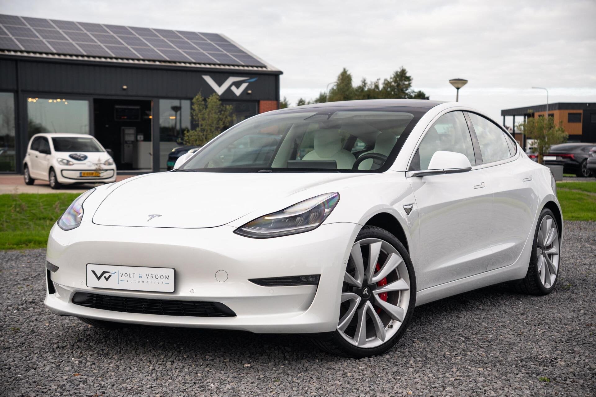 Tesla Model 3 Performance AWD 75 kWh|Org NL NAP|1 Eig|Panora, Auto's, Automaat, Dealer onderhouden, 462 pk, 24 min
