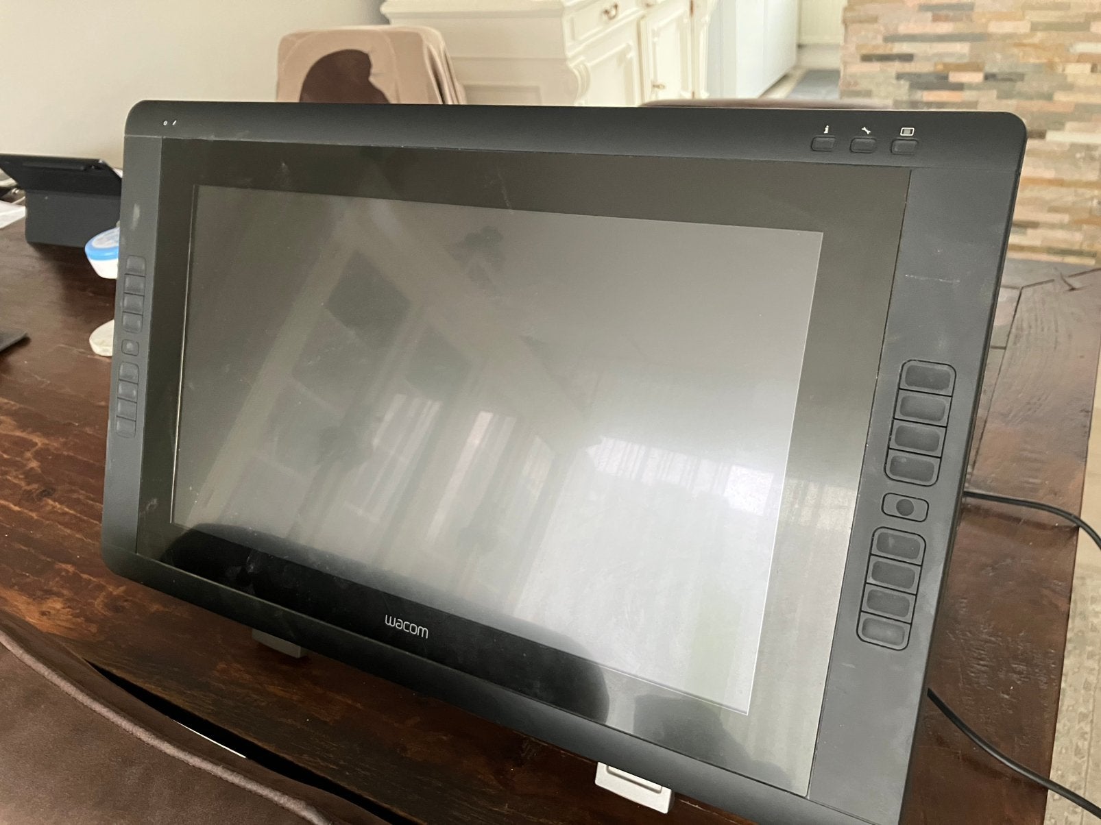 Wacom tekenmonitor cintiq 22hd, Computers en Software, Tekentablets, Ophalen, Multi-touch, Niet werkend, Bedraad
