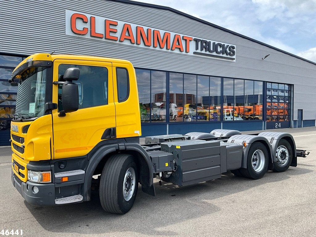 Scania P 310 CNG Chassis cabine Retarder with PTO Just 205.1, Auto's, Automaat, Euro 5, Parkeercamera, Scania
