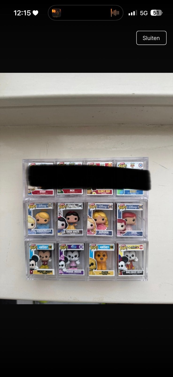Mini Funko Pop! Disney, Toy Story, Mickey & Friends, Ophalen of Verzenden, Zo goed als nieuw