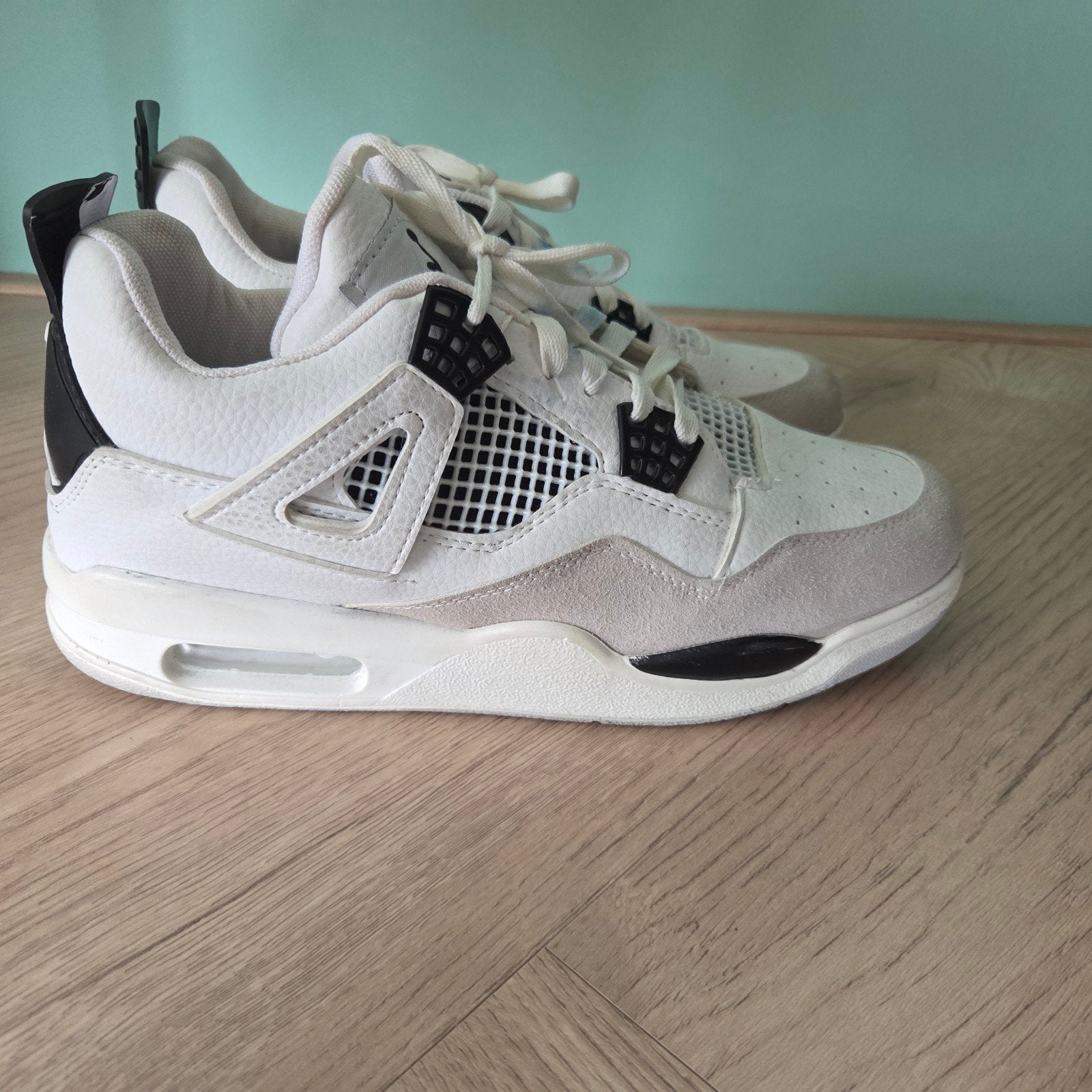 Air Jordan 4 Retro Military Black Maat 43, Kleding | Heren, Wit, Ophalen of Verzenden, Nike Air Jordan, Sneakers of Gympen