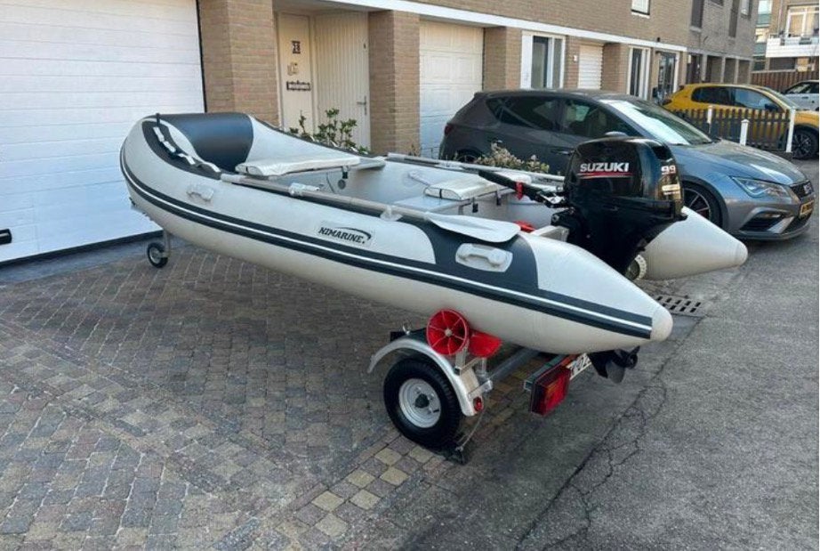 Nimarine 350 + Suzuki 20 PK 4-takt + trailer – zeer compleet, Ophalen, Aluminium, 10 cm, 4 m