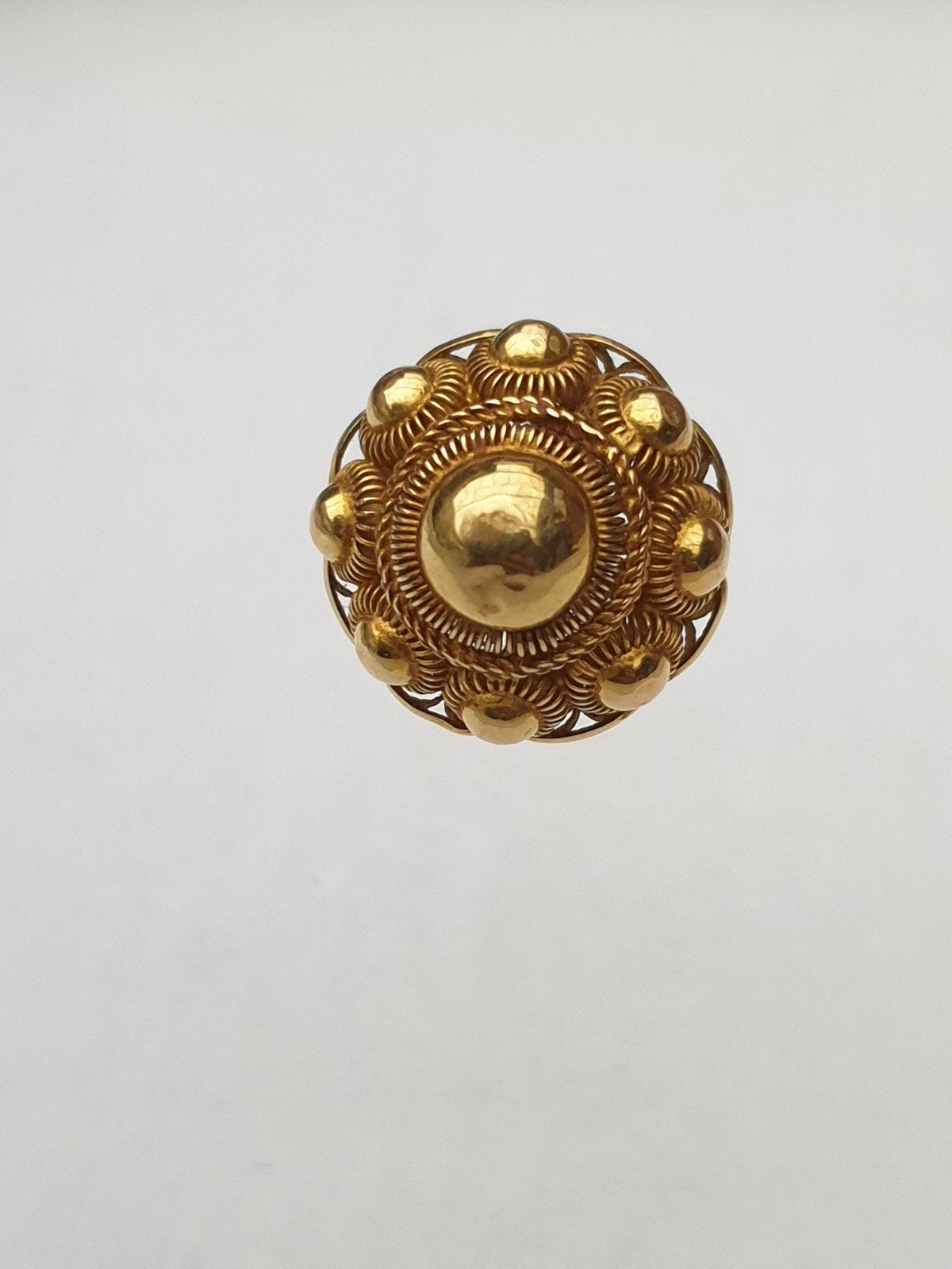 fraaie gouden Zeeuwse knoop kapspeld (Z1), Ophalen of Verzenden, Goud, Overige typen