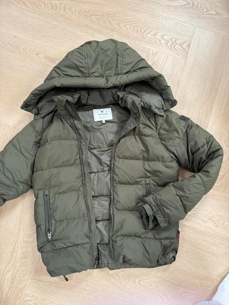 Woolrich jas maat s, Kleding | Dames, Jassen | Winter, Ophalen of Verzenden, Zo goed als nieuw, Maat 36 (S), Groen