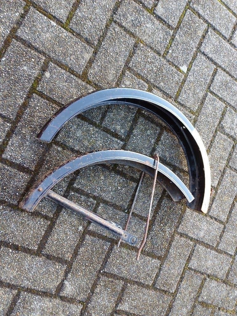 jawa babetta 210 voor en achter spatborden zwart, Fietsen en Brommers, Brommeronderdelen | Oldtimers, Ophalen of Verzenden, Gebruikt