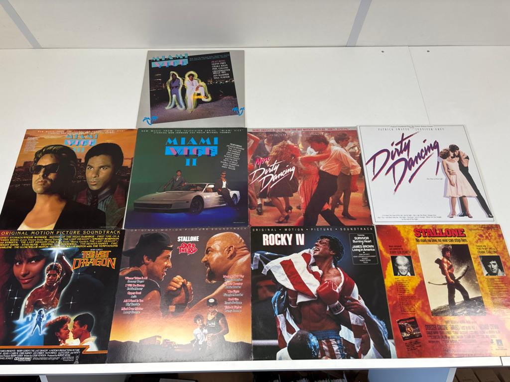 9 Originele Film Soundtrack LP's - Collector's Album, Gebruikt, 1980 - 1989, Ophalen of Verzenden, Complilatie