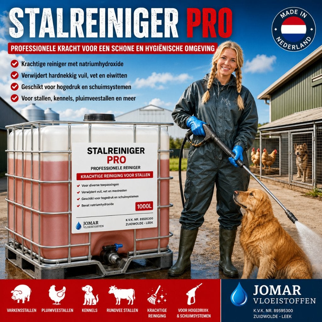 stalreiniger Pro Jomar vloeistoffen, Dieren en Toebehoren, Jomar Vloeistoffen, Stird@live.nl, Oosterseweg 56, Zuidwolde, Nieuw
