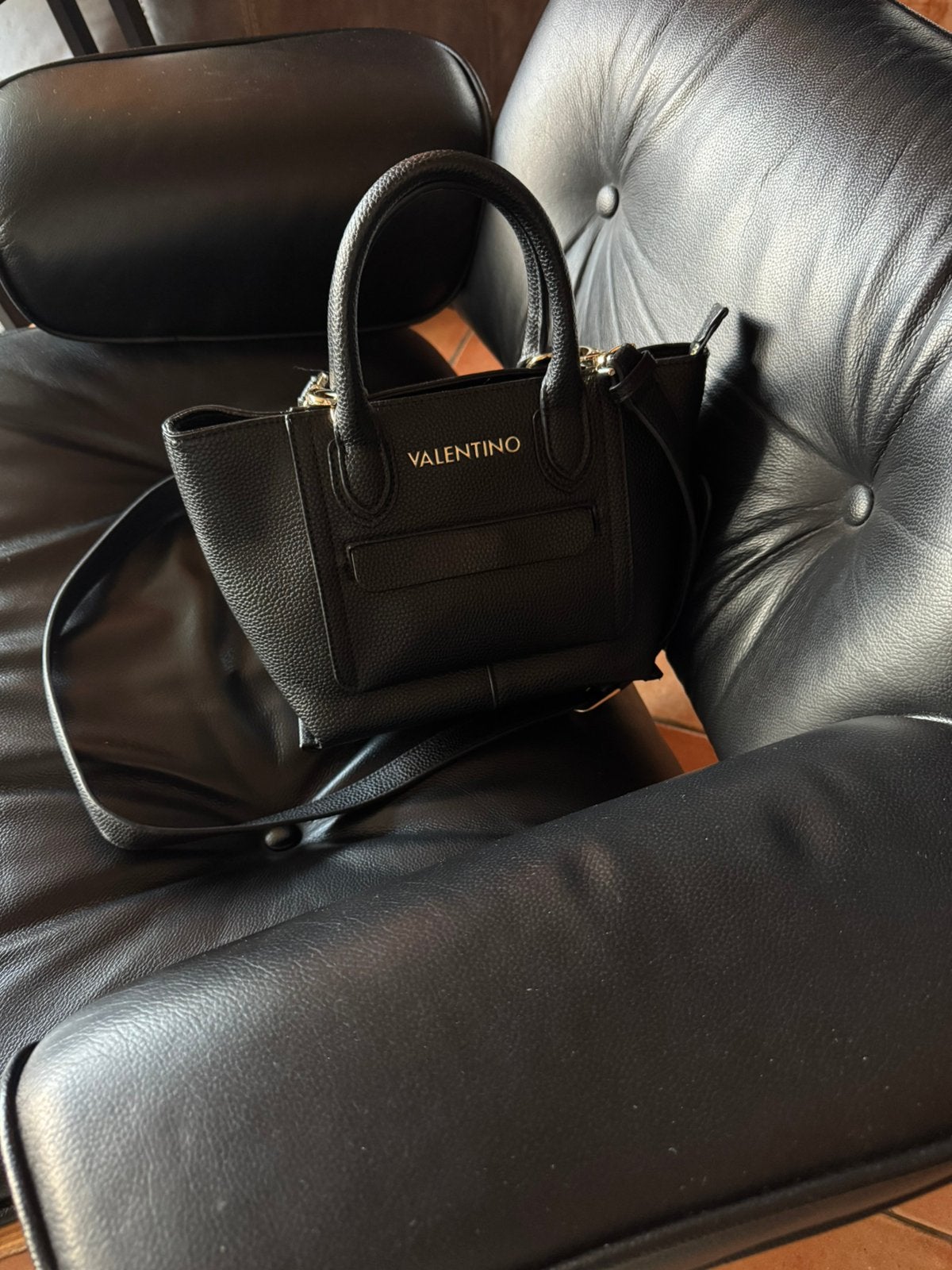 Valentino lederen tas zwart nieuw, Ophalen of Verzenden, Nieuw, Zwart, Handtas