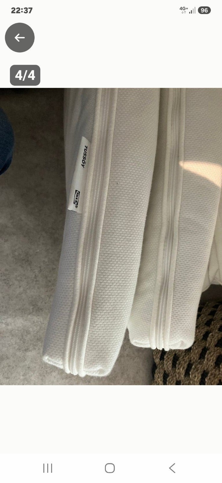 Tussoy Topper, Ophalen, Gebruikt, Tweepersoons, 140 cm
