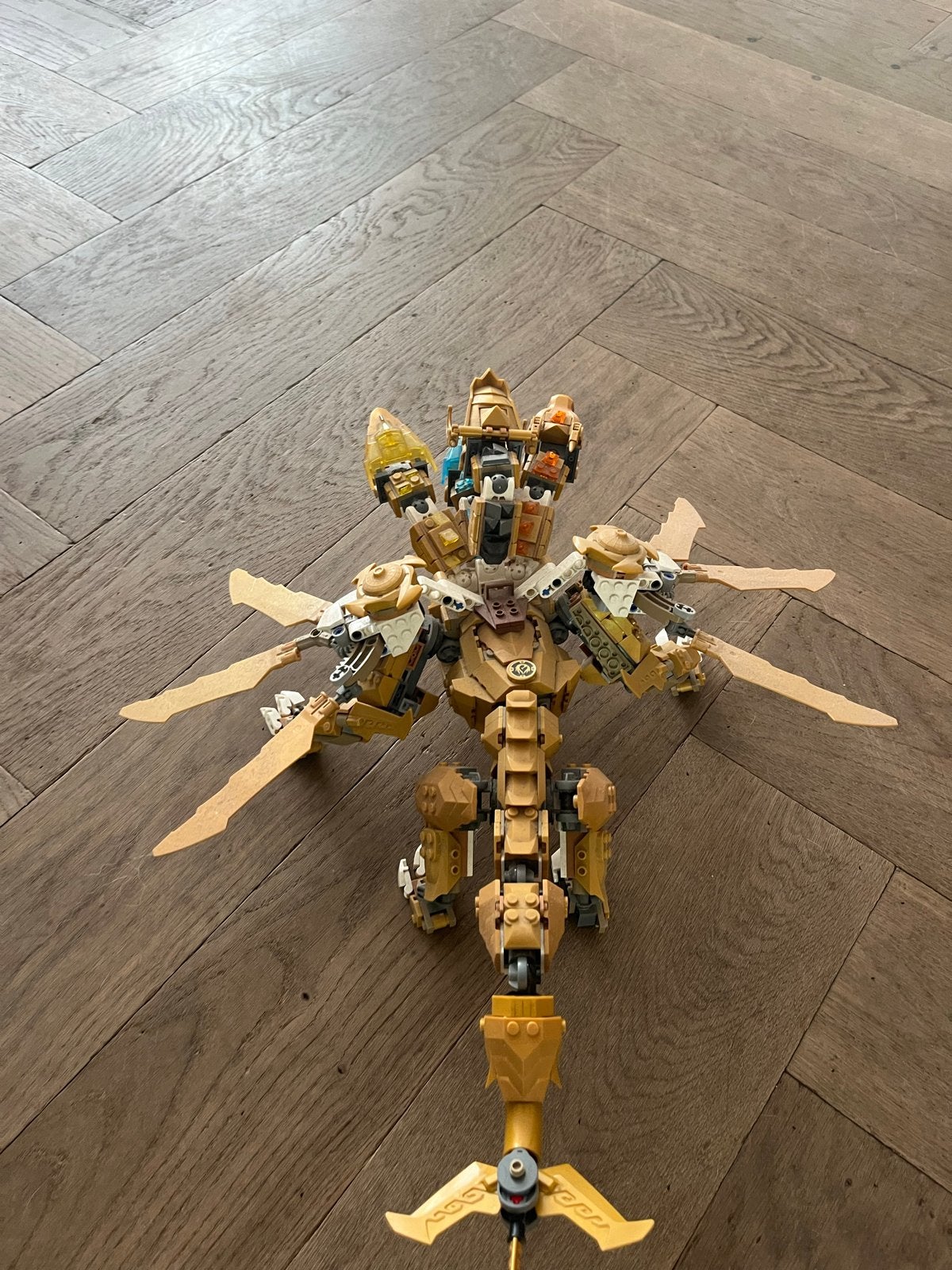 Lego Ninjago Gouden Draak (Golden Dragon) - Set 70666, Gebruikt, Lego, Ophalen of Verzenden, Compleet