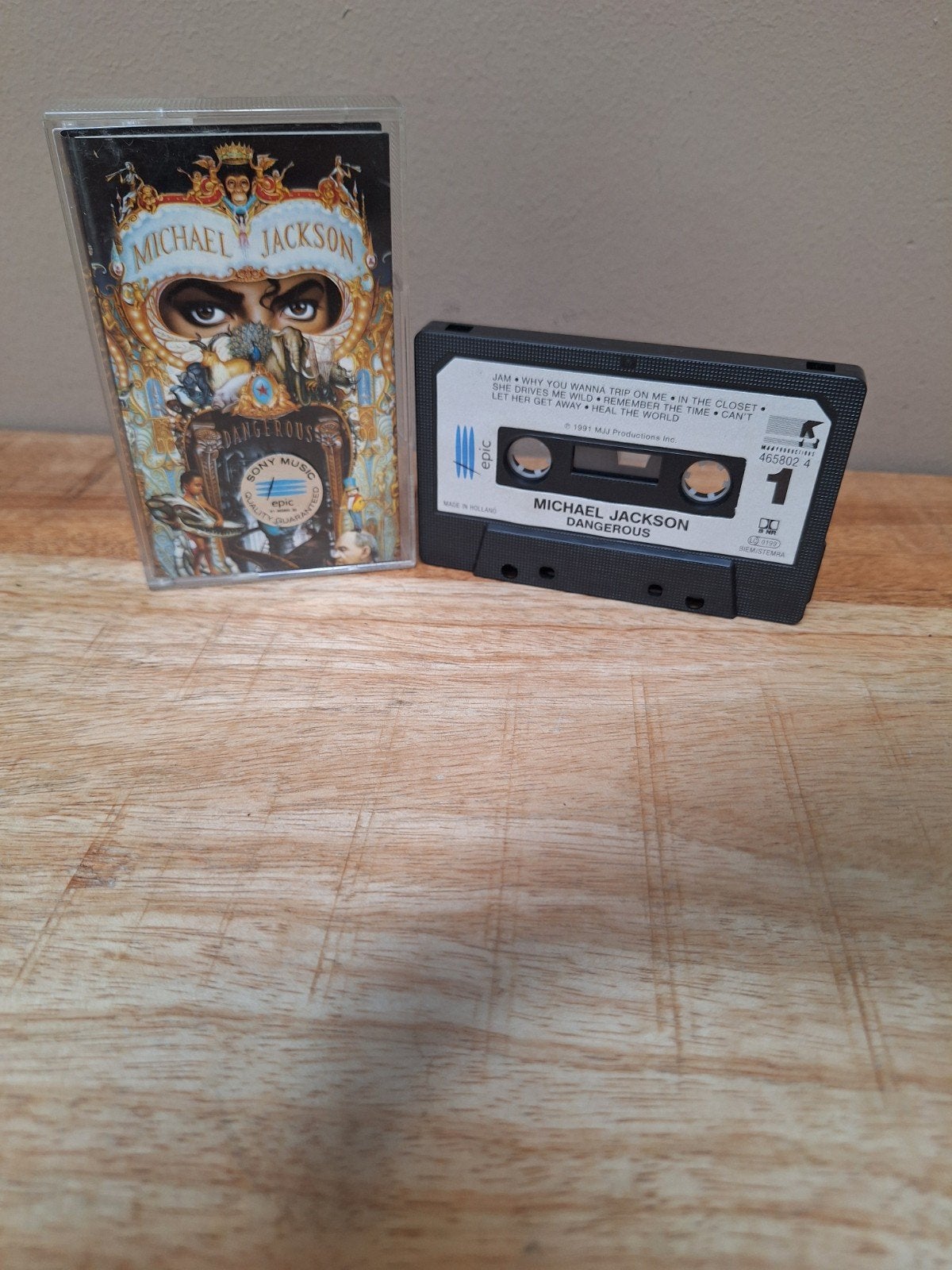 Michael Jackson - Dangerous Cassette Tape, Cd's en Dvd's, Cassettebandjes, 1 bandje, Ophalen of Verzenden, Zo goed als nieuw, Origineel