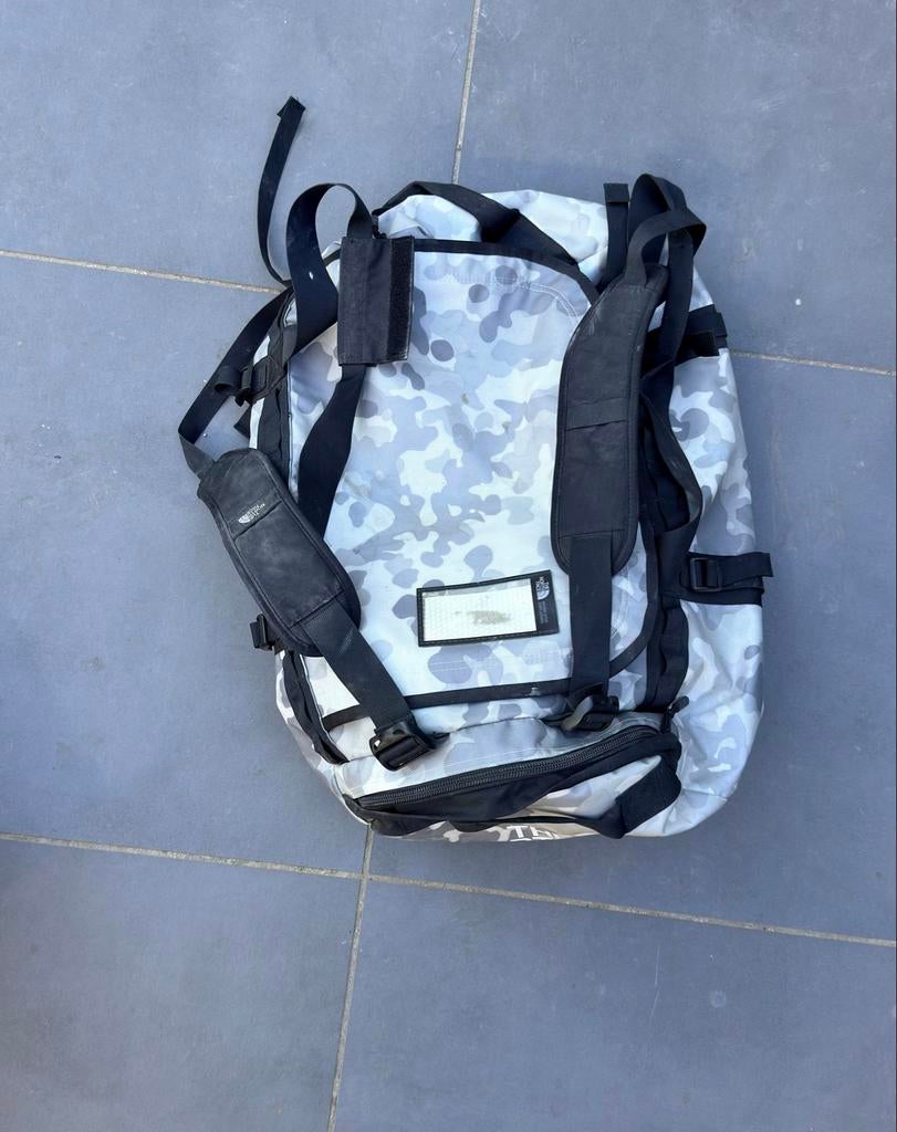 The North Face Base Camp Duffel M - Camo, Overige merken, 40 cm of meer, Gebruikt, Ophalen of Verzenden
