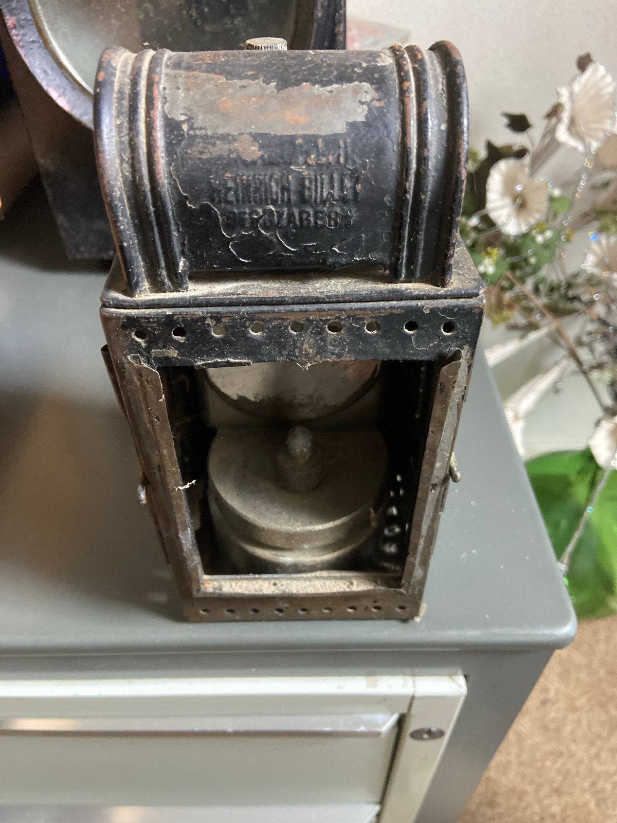 Antieke Heinrich Bille Mijnlamp - Zeldzaam Verzamelobject, Ophalen of Verzenden