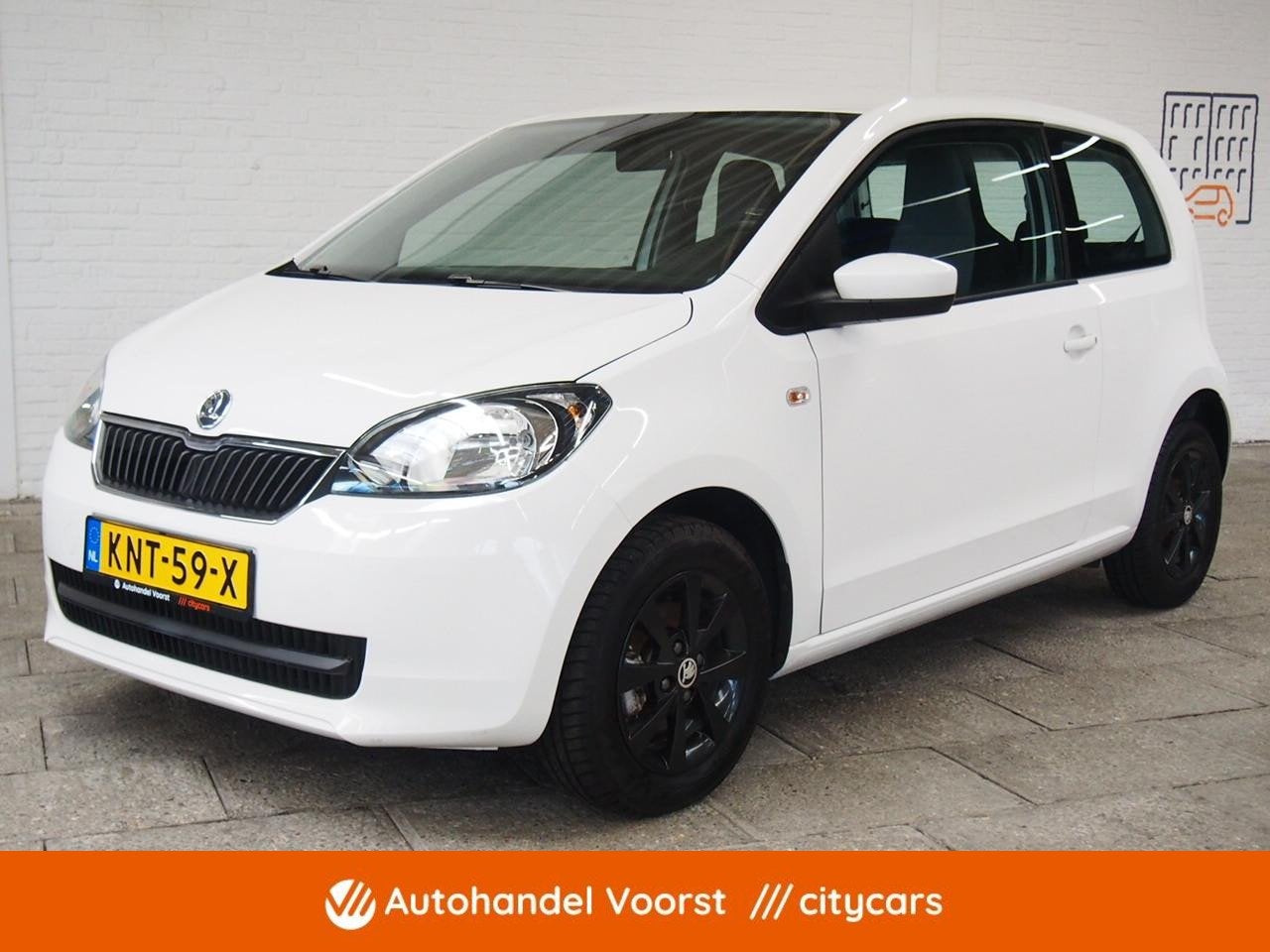 Skoda Citigo 1.0 Greentech Ambition (APK:Nieuw) Incl.Garanti, Auto's, Skoda, Voorwielaandrijving, Stof, Gebruikt, Met garantie (alle)