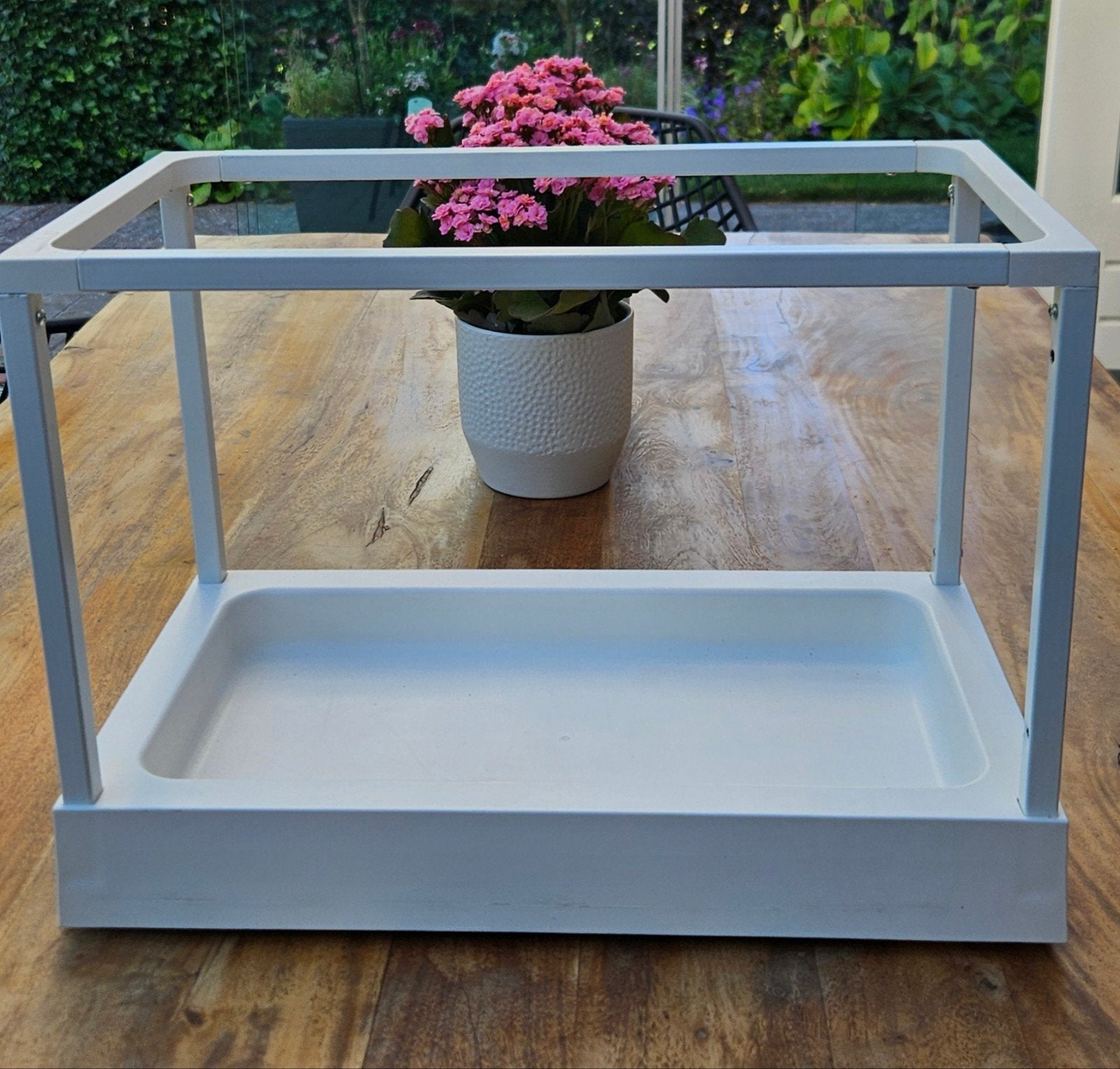 IKEA Utrusta uittrekbaar rek voor keukenkast, wit, Ophalen, IKEA, Metaal, Wit
