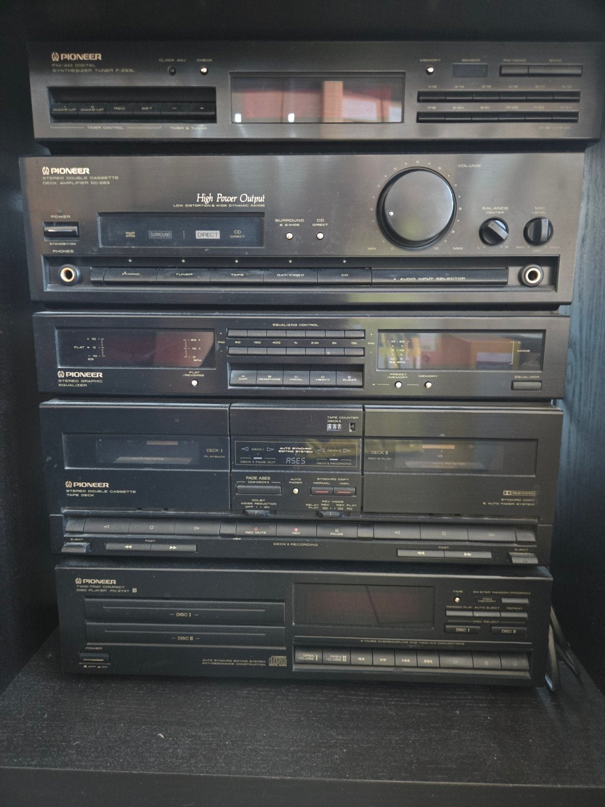 Pioneer Stereoset met Tuner, Versterker, Cassettedeck,, Audio, Tv en Foto, Ophalen, Gebruikt, Losse componenten, Cassettedeck