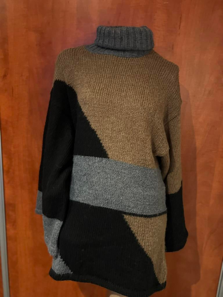 Zara winter jurk met alpaca maat m zgan, Maat 38/40 (M), F, Zara, Ophalen of Verzenden