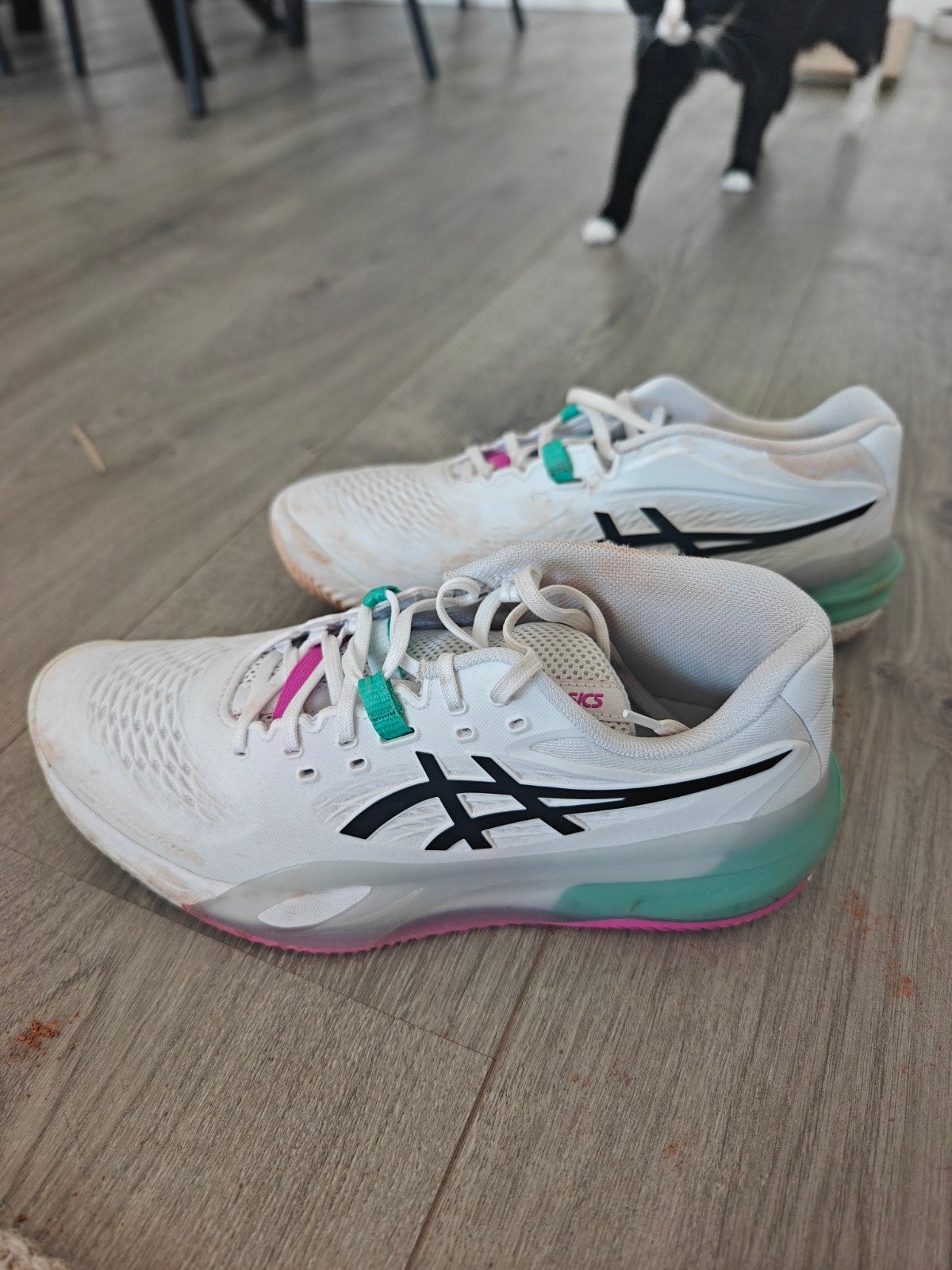 ASICS Gel Resolution X Tennisschoenen - Maat 42, Sport en Fitness, Ophalen of Verzenden, Zo goed als nieuw, Schoenen, L00