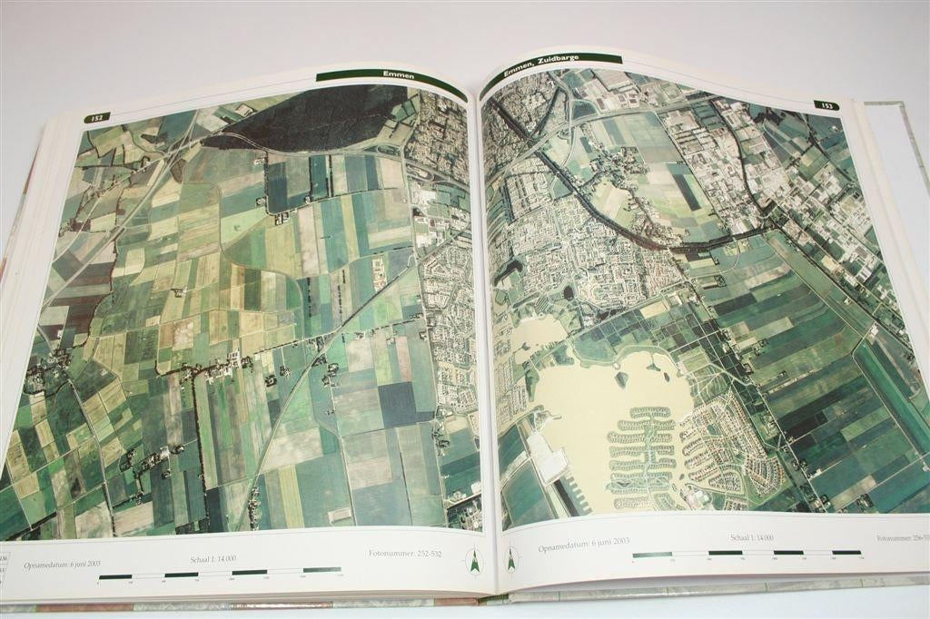 Luchtfoto-atlas Drenthe — Loodrechtluchtfoto's — 1:14.000, Boeken, Atlassen en Landkaarten, Gelezen, Ophalen of Verzenden, Landkaart