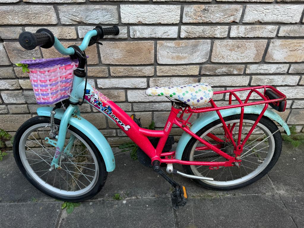 Fiets Loekie 18inch, Ophalen, Zijwieltjes, Loekie, 16 tot 20 inch