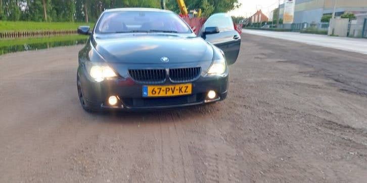 BMW 6-Serie 4.4 CI 645 Coupe AUT 2004 Zwart, Auto's, Automaat, Achterwielaandrijving, 1595 kg, 4 stoelen