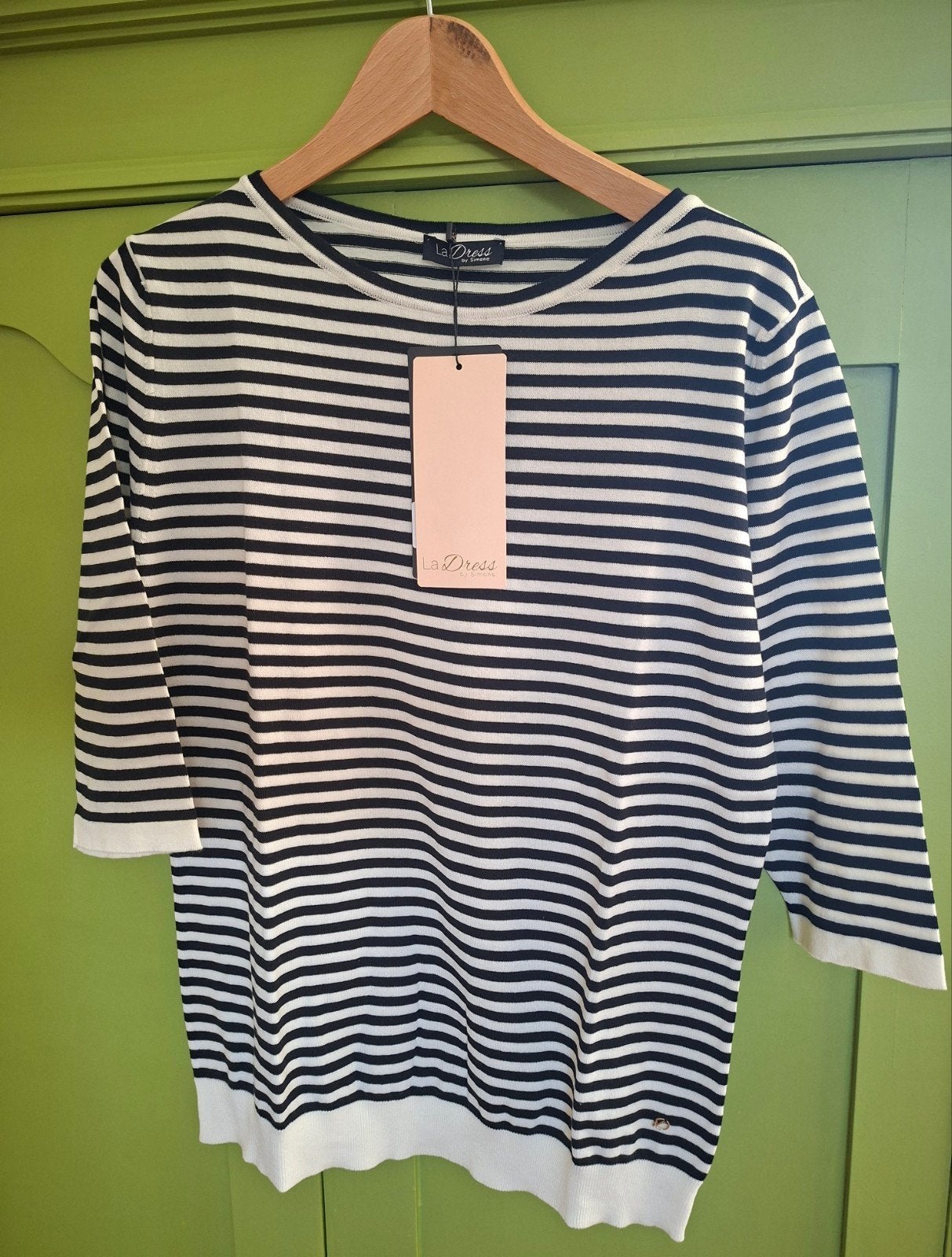 LaDress Caitlyn trui mt L, Ophalen of Verzenden, Nieuw, Zwart, Lange mouw
