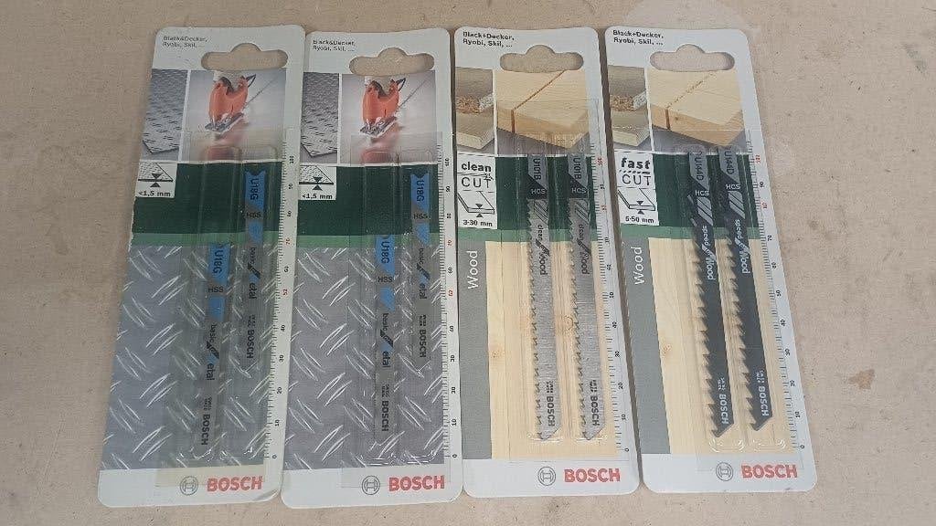 Bosch Setje metaal & hout decoupeerzaagbladen, Decoupeerzaag, Nieuw, Ophalen of Verzenden, 30 tot 70 mm