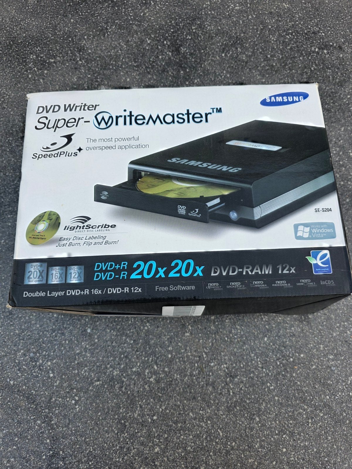 Samsung DVD Writer SE-S204 - Zo goed als nieuw, Ophalen of Verzenden