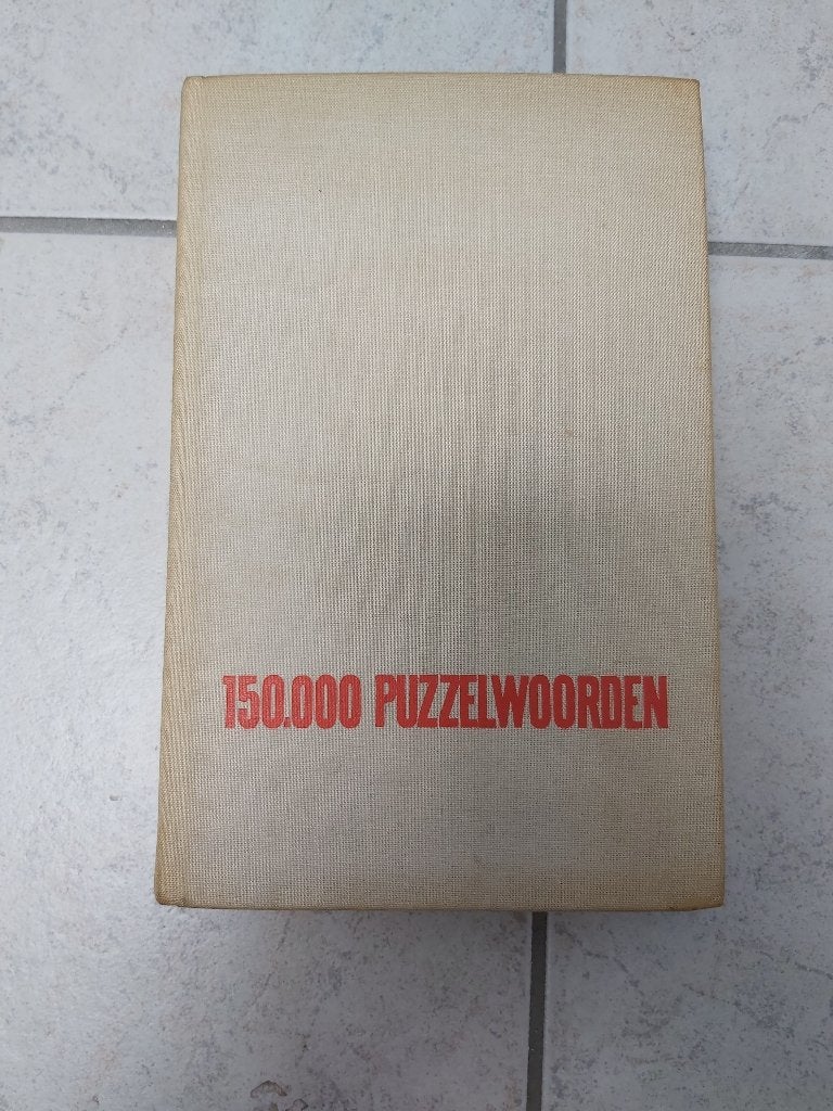 Puzzelwoordenboek, Ophalen of Verzenden, Minder dan 500 stukjes, Gebruikt, Puzzelboek