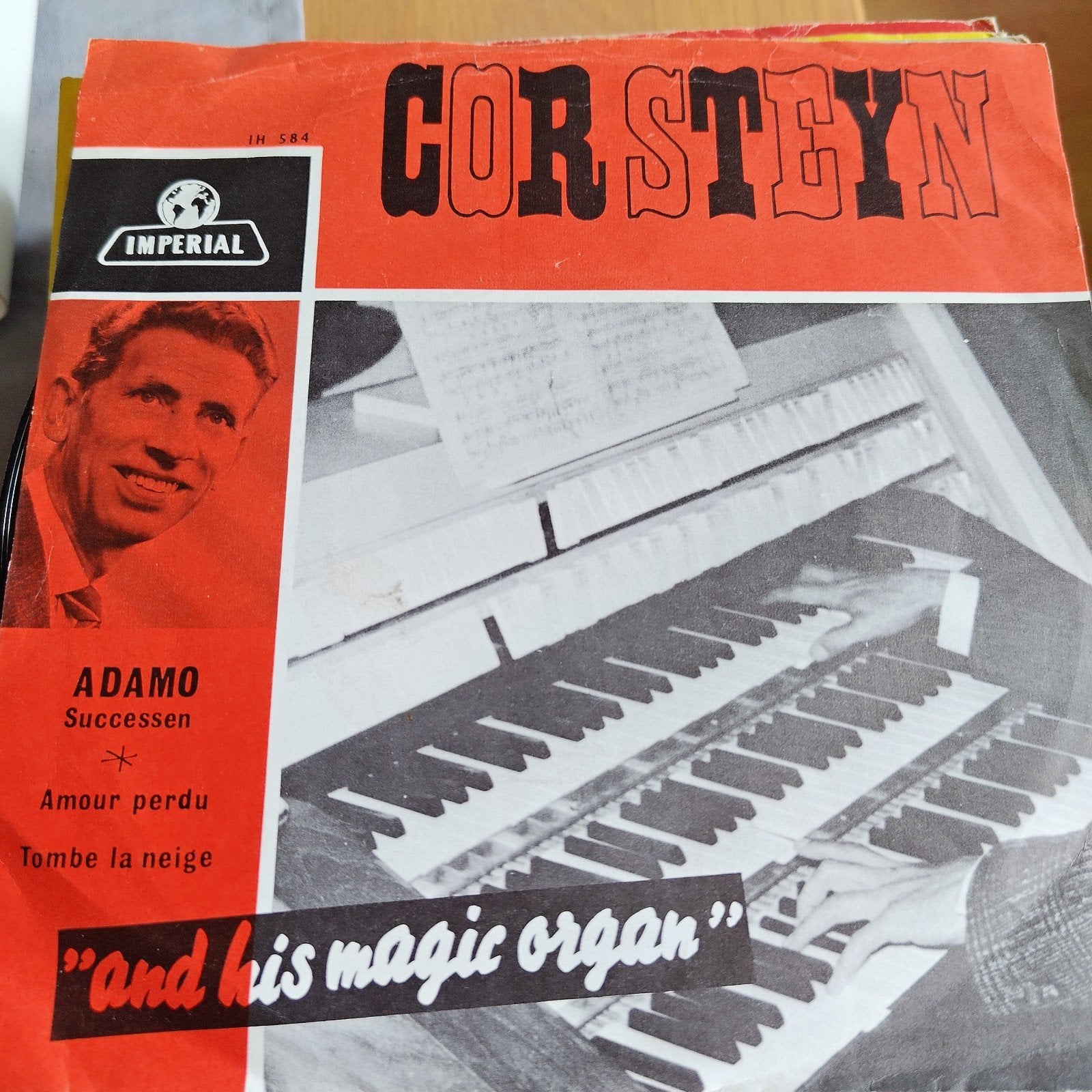 Cor Steyn - Adamo Successen - EP Vinyl, Gebruikt, 7 inch, Ophalen of Verzenden, EP
