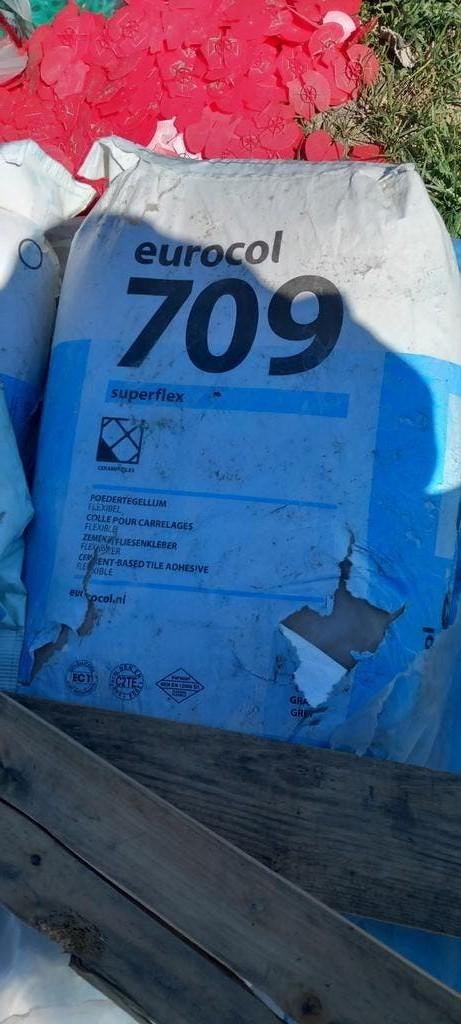 Eurocol 709 Superflex Tegellijm - Flexibel en Sterk, Doe-het-zelf en Verbouw, Tegels, Ophalen, Overige materialen, Wandtegels